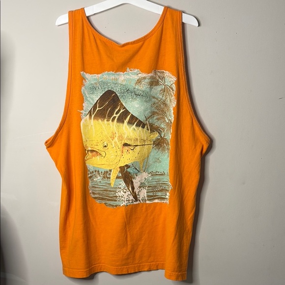 Guy Harvey Orange Tank Top - Picture 6 of 6
